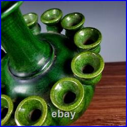 10.6 china Antique collection Porcelain song dynasty green glaze vase