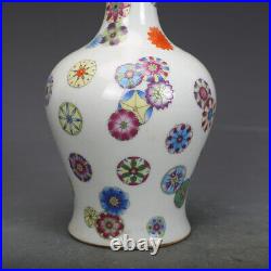 8.743.1 Collection Chinese Qing Famille Rose Porcelain Flower Vase
