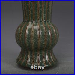 9.1 Collection Chinese Song Porcelain Guan Kiln Hacking Fancy Top Flower Vase