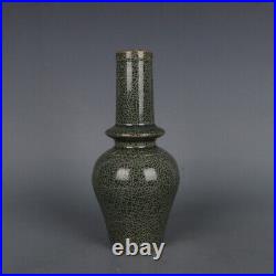 9.3 Collection Chinese Song Porcelain Guan Kiln Straight Mouth Flower Vase