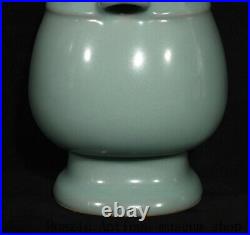 9.4Collect Song Dynasty Longquan kiln porcelain binaural Zun Bottle Vase A pair