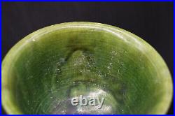A Fine Collection of Chinese Antique Tang Dynasty Green Glaze Pottery Wine Cups