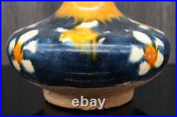 A Fine Collection of Chinese Antique Tang Dynasty Sancai Pottery Vases