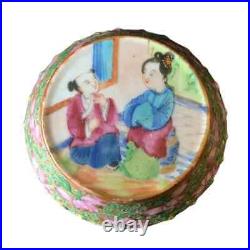 Antique Chinese Canton Rose Medallion & Mandarin Porcelain Collection 19th Cen