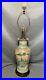 Antique Old Vintage Chinese Porcelain Vase Table Lamp Famille Verte Crackle 35