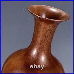 Chinese Antique Brown Vase Collectable Porcelain Ming Dynasty TianQi- Marked