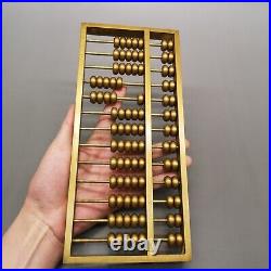 Chinese Antique Collection Brass Abacus Statue Ornament