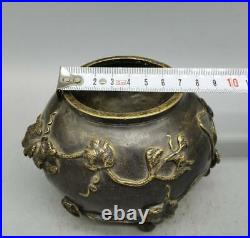Chinese Antique Collection Statue Plum Incense Burner Home Decoration Ornament