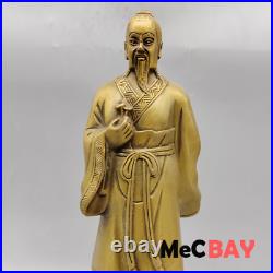 Chinese Old Antique Bronze Collection Medicine Saint Li Shizhen Exquisite Effigy