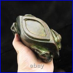 Chinese jade, Noble collection, collection, Antique dragon, jar, statue G(582)