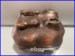 Collection Chinese Antique Agarwood Wooden Box Intricately Carved Jewelry Box