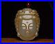 Collection Chinese Antique Hetian Jade Carved Nice Buddha Statue Pendant Jewelry