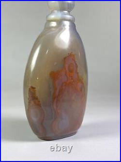 Collection Chinese Antique Vintage Natural Agate Carved Exquisite Snuff Bottle