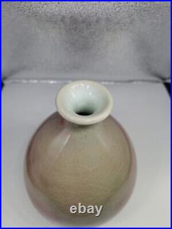 Collection Chinese Jun Porcelain Exquisite Vase Home Decorative Art