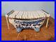 FIGURE RARE Antique Chinese Touchin Porcelain Pillow, early 1900s, white withblue