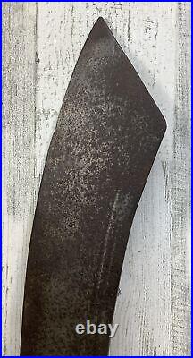 Vintage / Antique Chinese Dadao Broad Sword Dao Curved Blade Weapon Forged