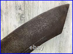 Vintage / Antique Chinese Dadao Broad Sword Dao Curved Blade Weapon Forged